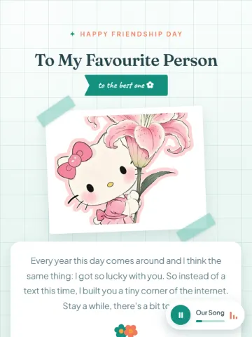 Friendship Day — friendship website template