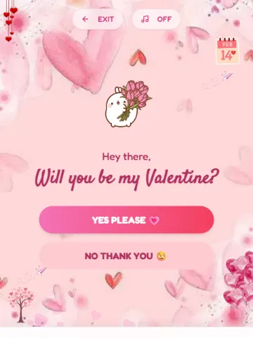 Enchanted Valentine — valentine website template